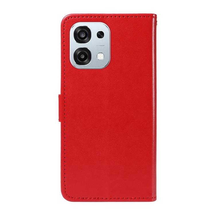 For OPPO A6 Pro 4G / 5G Global Cat and Bee Embossed Flip Leather Phone Case