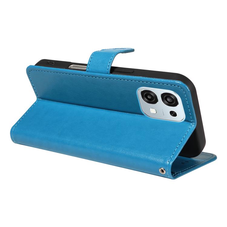For OPPO A6 Pro 4G / 5G Global Cat and Bee Embossed Flip Leather Phone Case