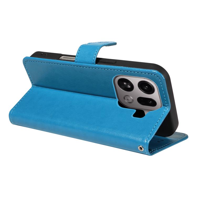 For OPPO Find X9 Pro Cat and Bee Embossed Flip Leather Phone Case