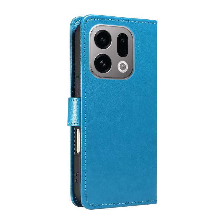 For OPPO Find X9 Cat and Bee Embossed Flip Leather Phone Case