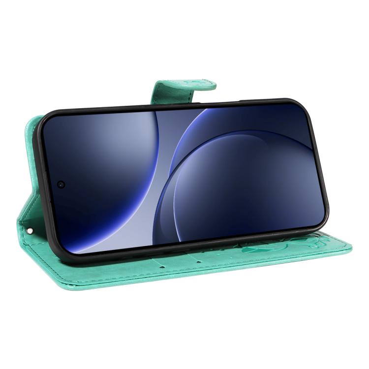 For OPPO Find X9 Cat and Bee Embossed Flip Leather Phone Case