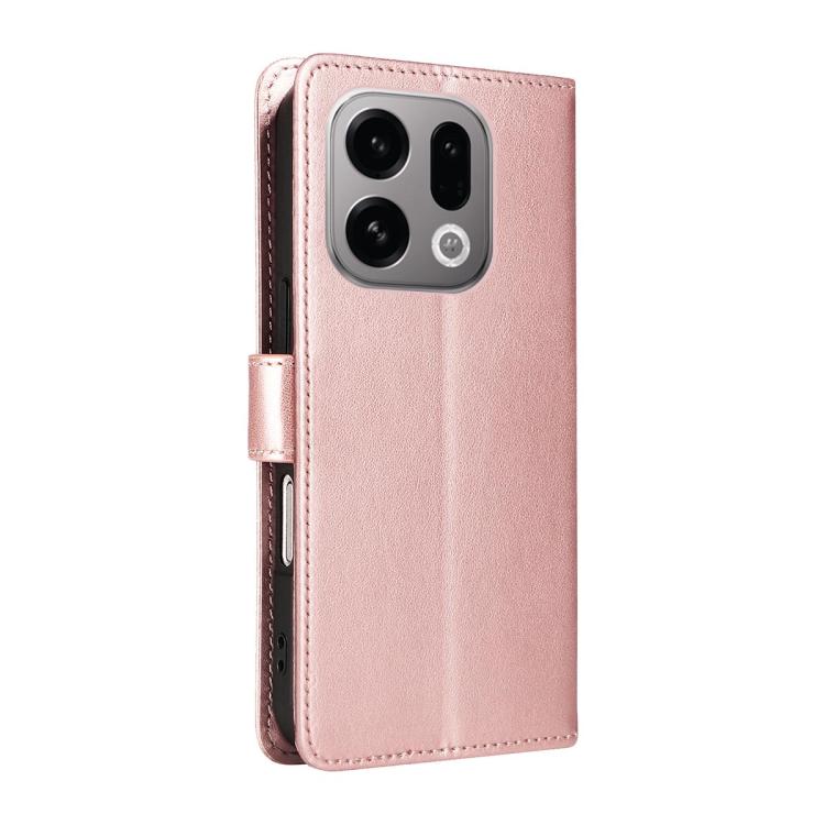 For OPPO Find X9 Cat and Bee Embossed Flip Leather Phone Case