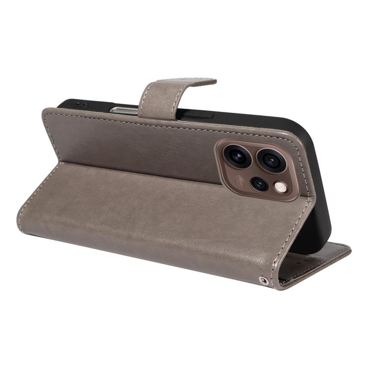 For OPPO Reno15 5G Global Cat and Bee Embossed Flip Leather Phone Case