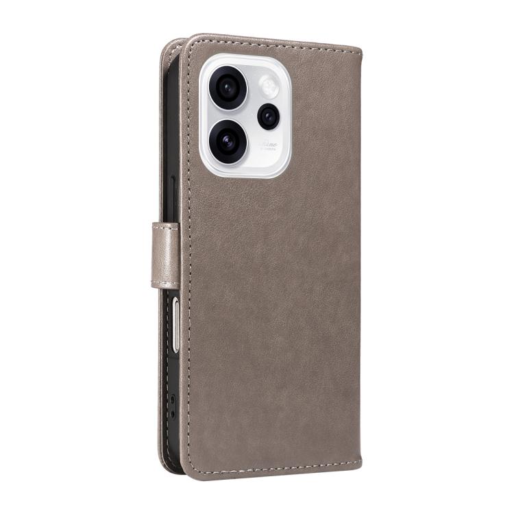 For OPPO Reno15 Pro 5G Global Cat and Bee Embossed Flip Leather Phone Case
