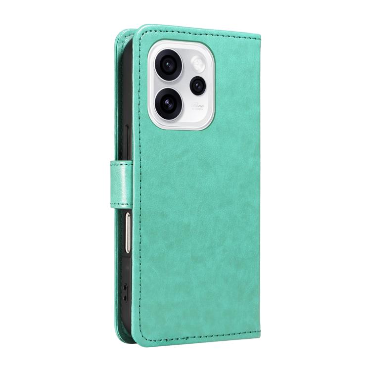 For OPPO Reno15 Pro 5G Global Cat and Bee Embossed Flip Leather Phone Case