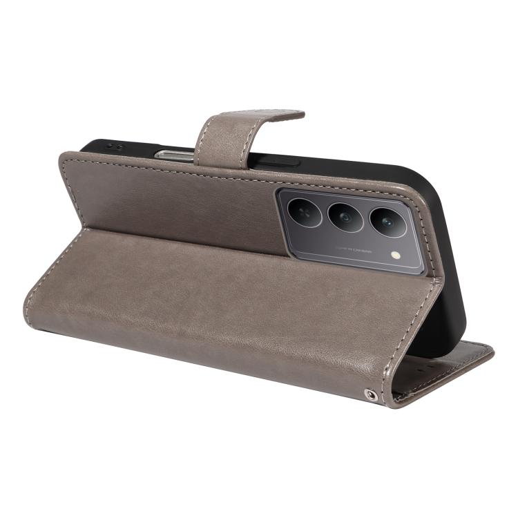 For Realme 14x 5G Global Cat and Bee Embossed Flip Leather Phone Case