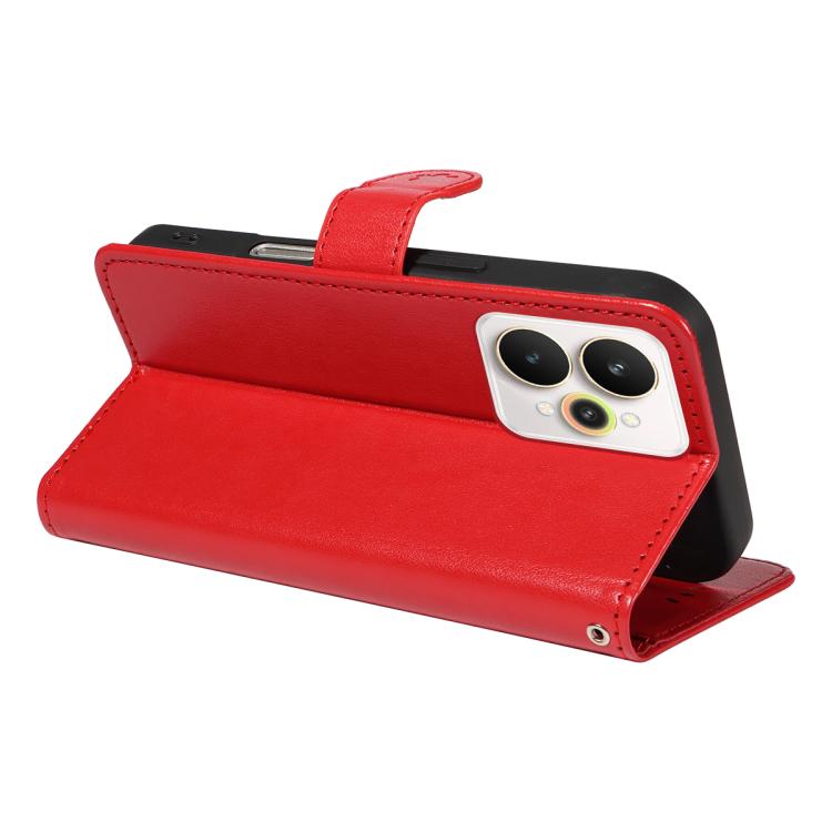 For Realme 15 5G Cat and Bee Embossed Flip Leather Phone Case