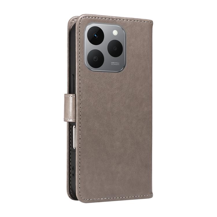For Realme 15T 5G Cat and Bee Embossed Flip Leather Phone Case