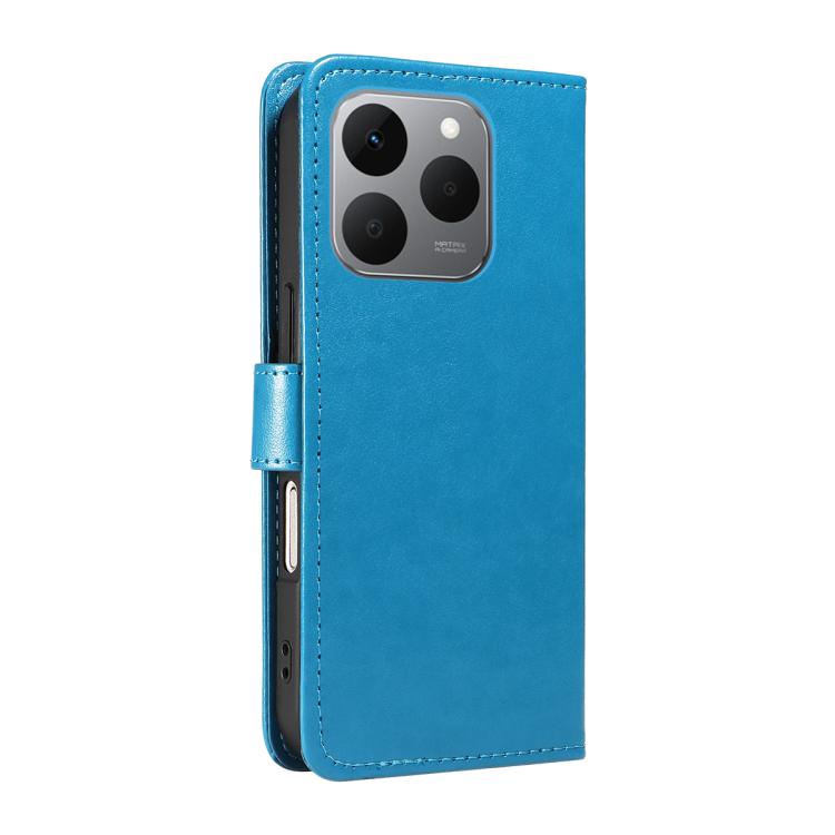 For Realme 15T 5G Cat and Bee Embossed Flip Leather Phone Case