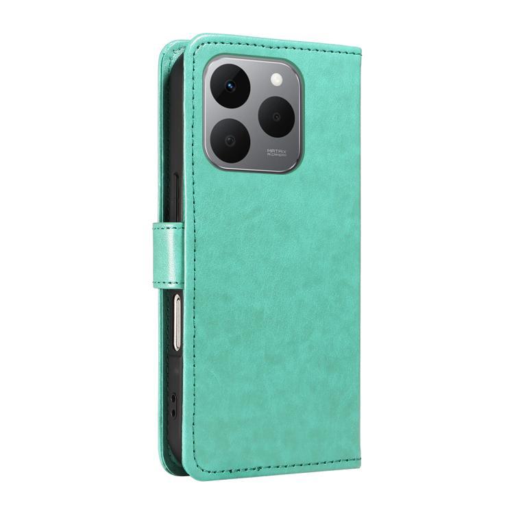 For Realme 15T 5G Cat and Bee Embossed Flip Leather Phone Case