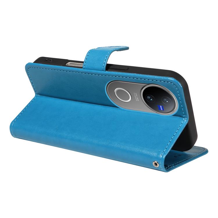 For vivo V50 5G Global Cat and Bee Embossed Flip Leather Phone Case