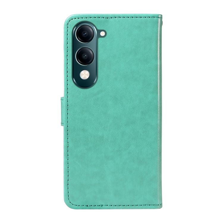 For vivo Y29S 5G / Y04 Cat and Bee Embossed Flip Leather Phone Case