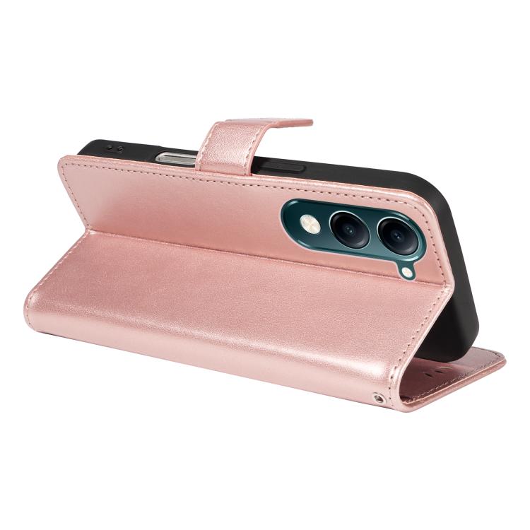 For vivo Y29S 5G / Y04 Cat and Bee Embossed Flip Leather Phone Case