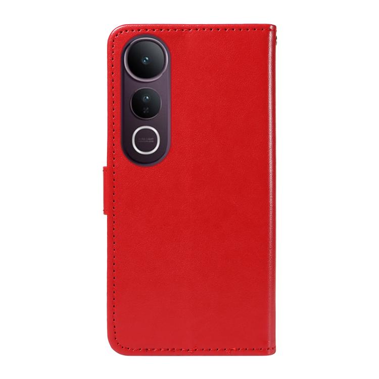 For vivo V50 Lite 5G Global Cat and Bee Embossed Flip Leather Phone Case