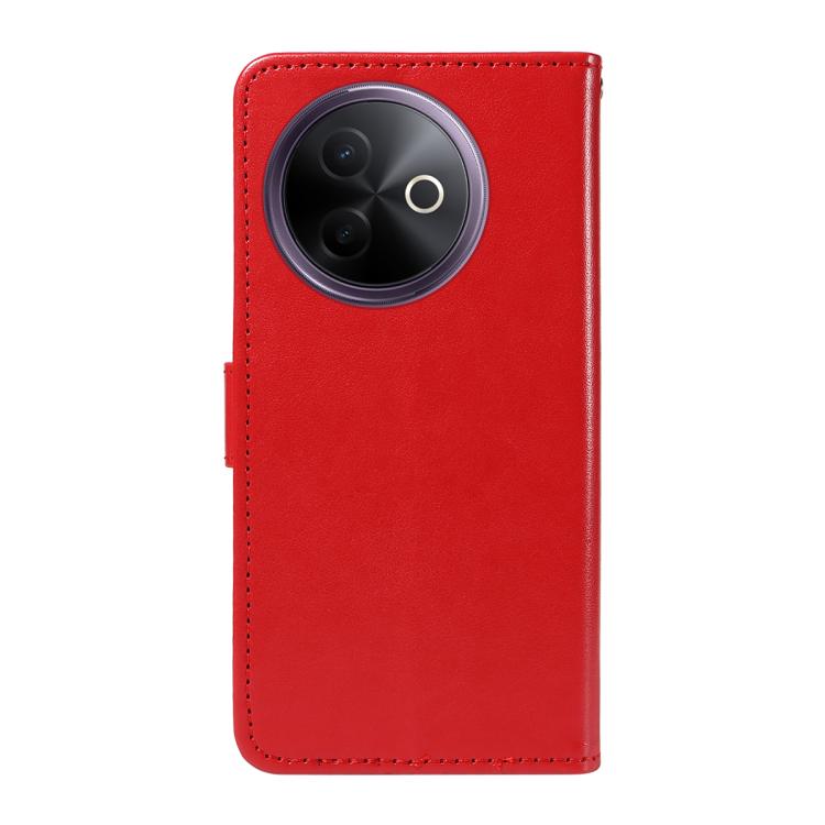 For vivo Y39 5G Global Cat and Bee Embossed Flip Leather Phone Case
