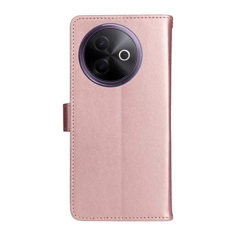 For vivo Y39 5G Global Cat and Bee Embossed Flip Leather Phone Case