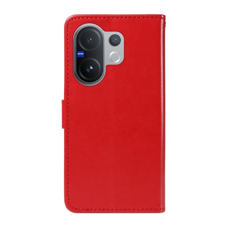 For vivo V60 5G Cat and Bee Embossed Flip Leather Phone Case