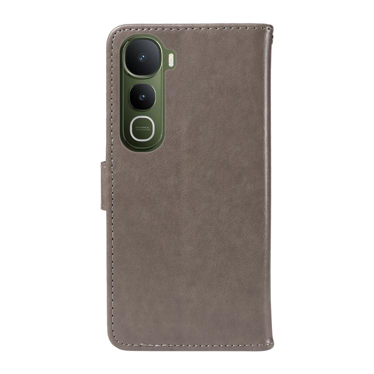 For vivo Y400 5G Cat and Bee Embossed Flip Leather Phone Case
