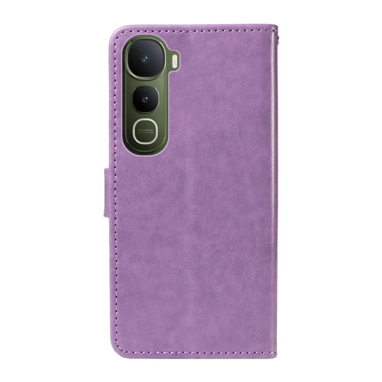 For vivo Y400 5G Cat and Bee Embossed Flip Leather Phone Case