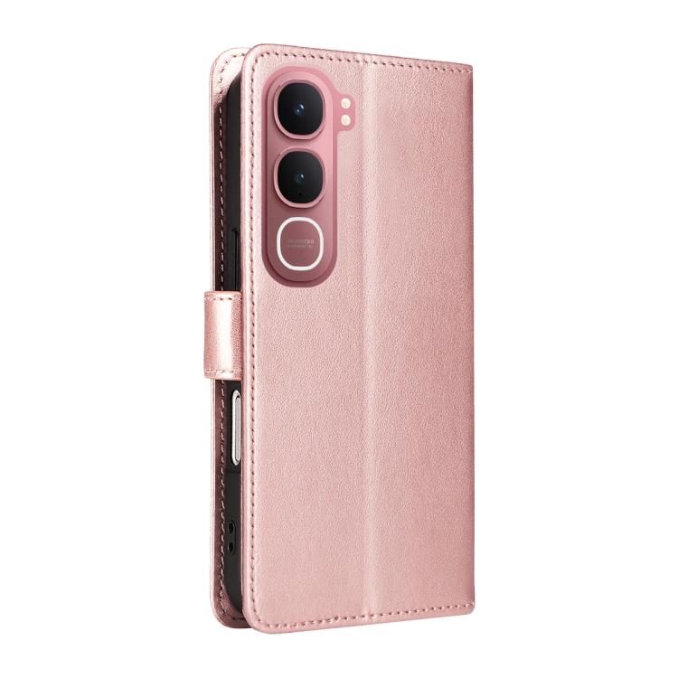 For vivo Y31 5G 2025 / Y21D Cat and Bee Embossed Flip Leather Phone Case