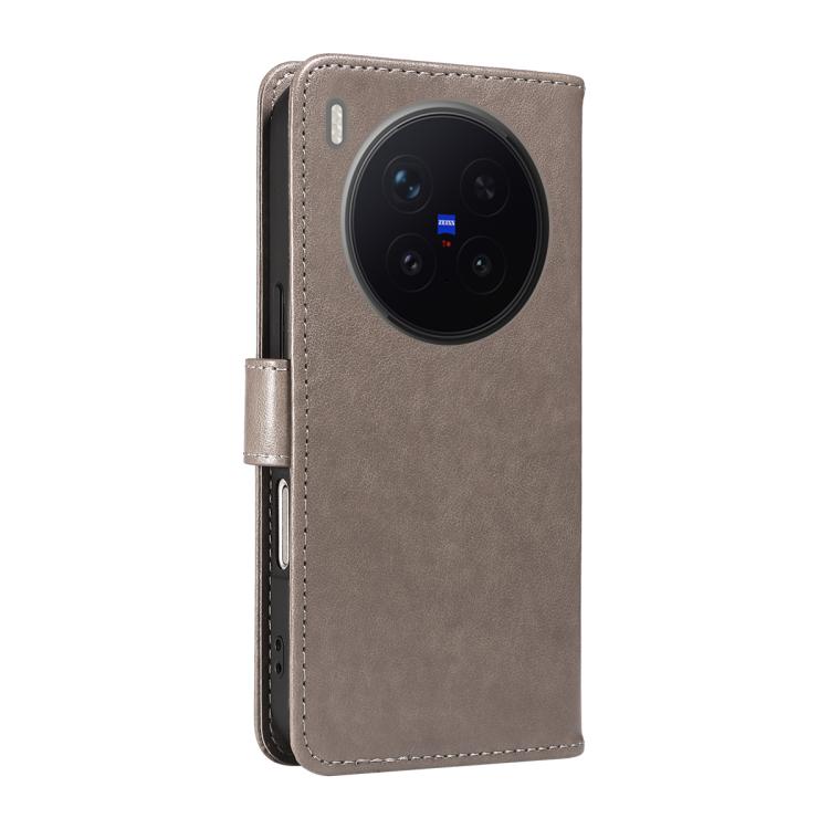 For vivo X300 Pro Cat and Bee Embossed Flip Leather Phone Case