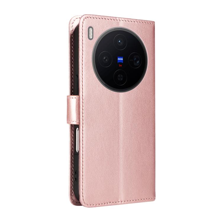 For vivo X300 Cat and Bee Embossed Flip Leather Phone Case