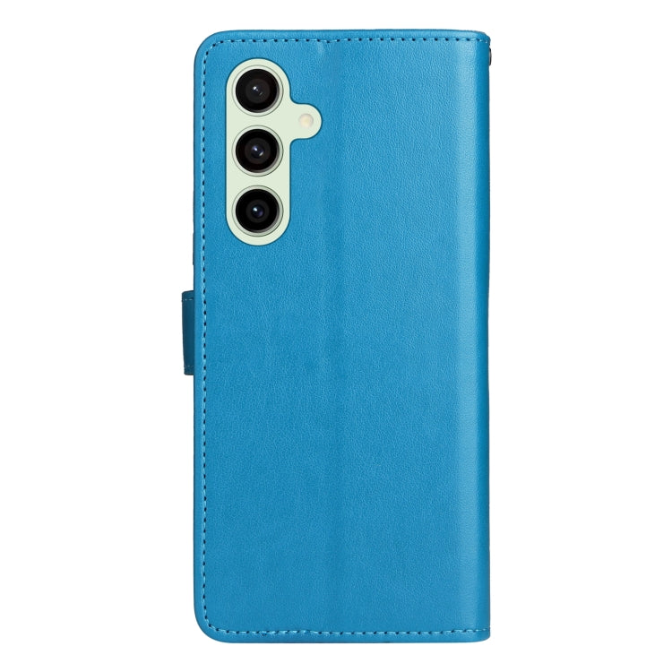 For Galaxy S24 FE 5G Cat and Bee Embossed Flip Leather Phone Case