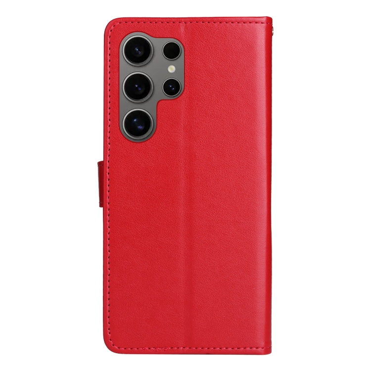 For Galaxy S25 Ultra 5G Cat and Bee Embossed Flip Leather Phone Case