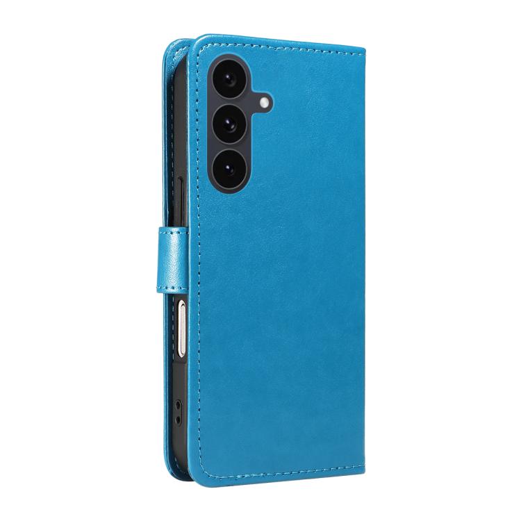 For Galaxy S25 FE 5G Cat and Bee Embossed Flip Leather Phone Case