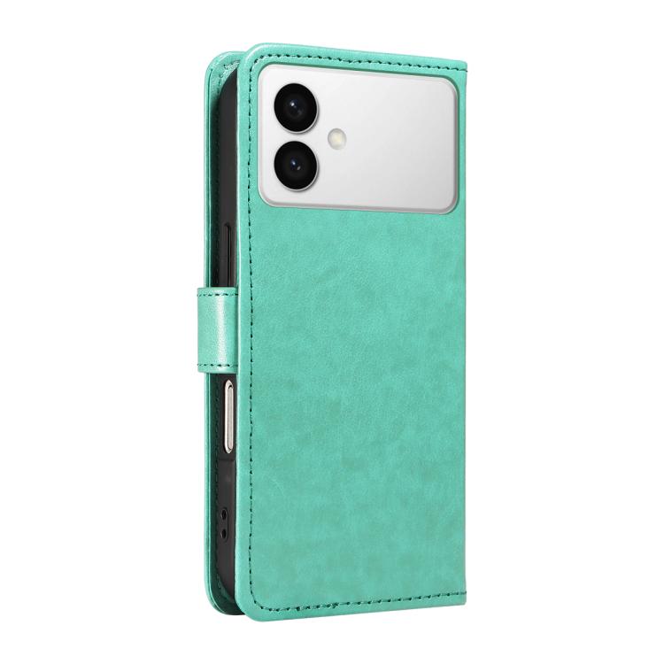 For Galaxy S26 Edge 5G Cat and Bee Embossed Flip Leather Phone Case