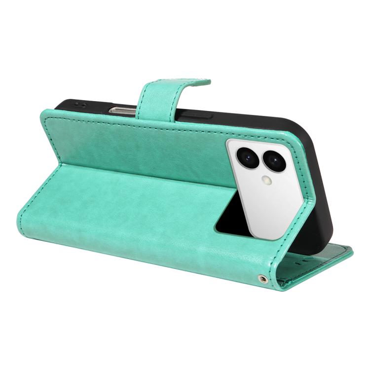 For Galaxy S26 Edge 5G Cat and Bee Embossed Flip Leather Phone Case
