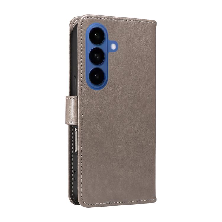 For Galaxy S26 5G Cat and Bee Embossed Flip Leather Phone Case