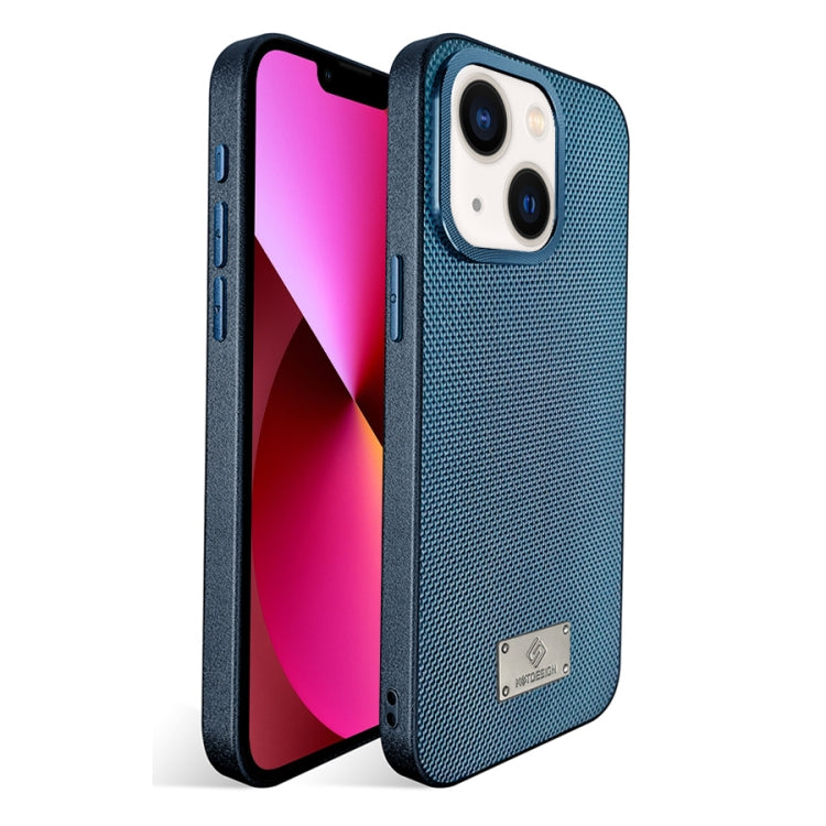 For iPhone 13 Ice Silk Mesh Breathable Cooling Phone Case