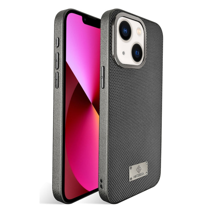 For iPhone 13 Ice Silk Mesh Breathable Cooling Phone Case