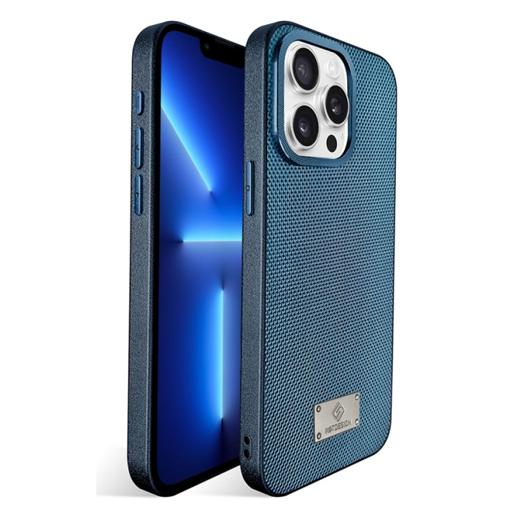For iPhone 13 Pro Ice Silk Mesh Breathable Cooling Phone Case