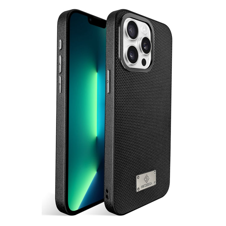 For iPhone 13 Pro Max Ice Silk Mesh Breathable Cooling Phone Case