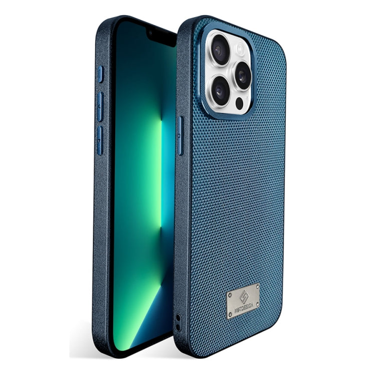 For iPhone 13 Pro Max Ice Silk Mesh Breathable Cooling Phone Case