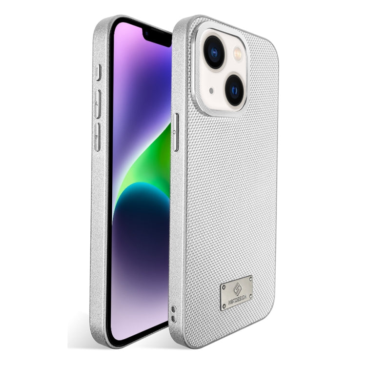 For iPhone 14 Plus Ice Silk Mesh Breathable Cooling Phone Case