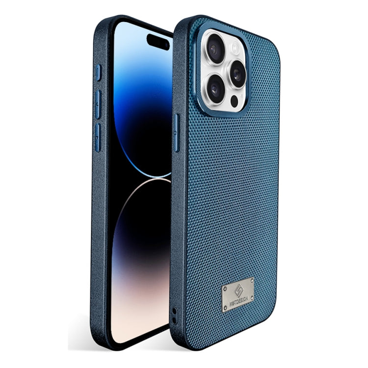 For iPhone 14 Pro Ice Silk Mesh Breathable Cooling Phone Case