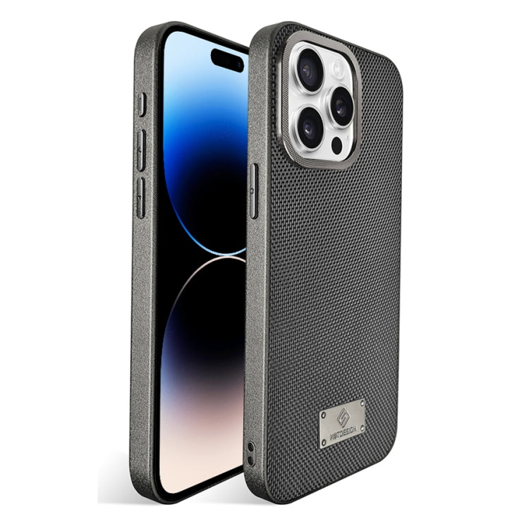 For iPhone 14 Pro Max Ice Silk Mesh Breathable Cooling Phone Case