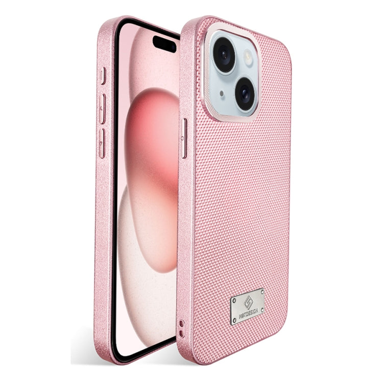 For iPhone 15 Plus Ice Silk Mesh Breathable Cooling Phone Case