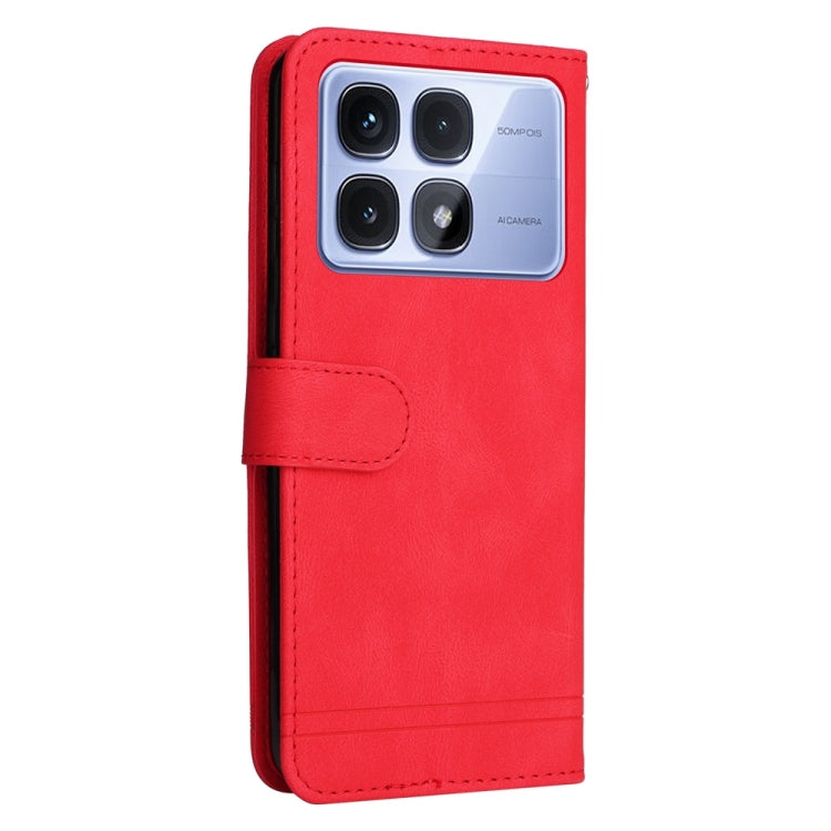 For Redmi K70 Ultra Skin Feel Life Tree Metal Button Leather Phone Case