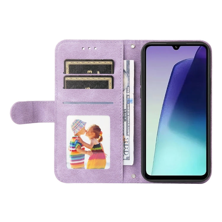 For Redmi 14C 4G Skin Feel Life Tree Metal Button Leather Phone Case