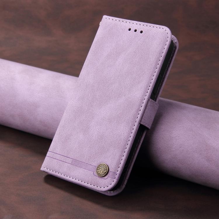 For Redmi Note 15 Pro 5G Global 163.6mm Skin Feel Life Tree Metal Button Leather Phone Case