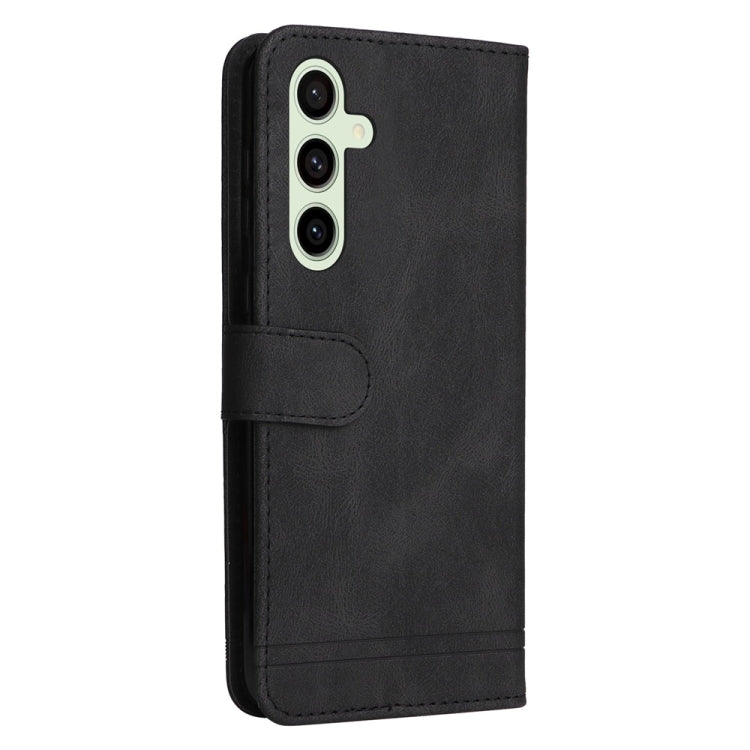 For Samsung Galaxy S24 FE 5G Skin Feel Life Tree Metal Button Leather Phone Case