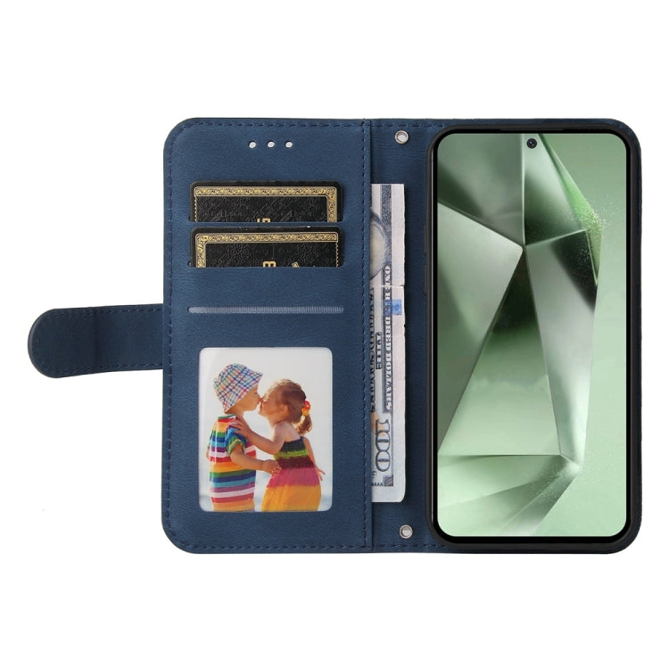 For Samsung Galaxy S24 FE 5G Skin Feel Life Tree Metal Button Leather Phone Case