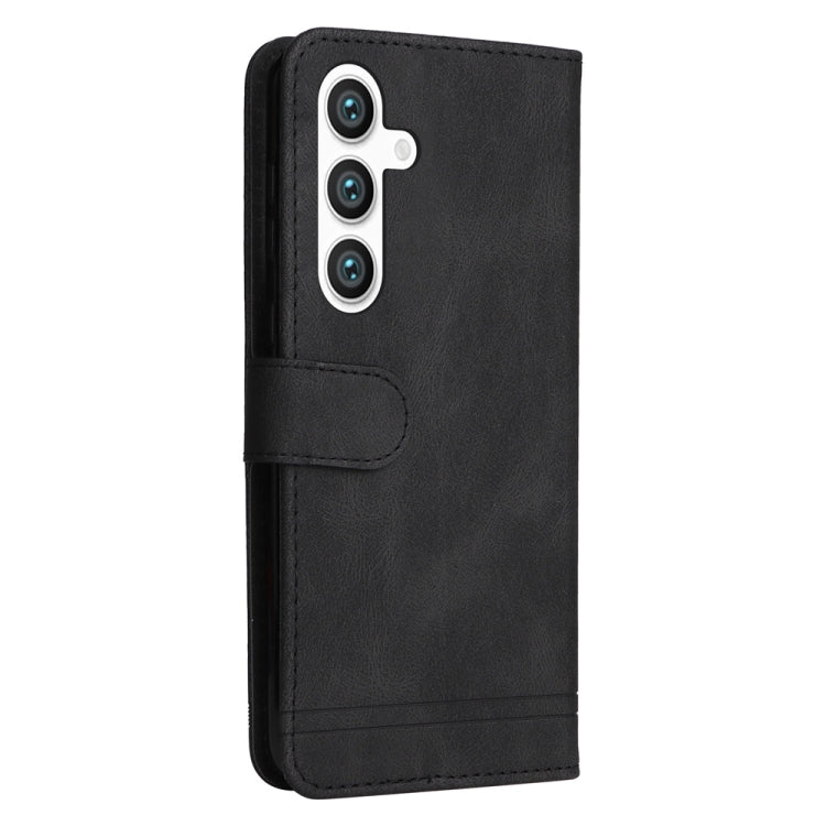 For Samsung Galaxy S25 5G Skin Feel Life Tree Metal Button Leather Phone Case