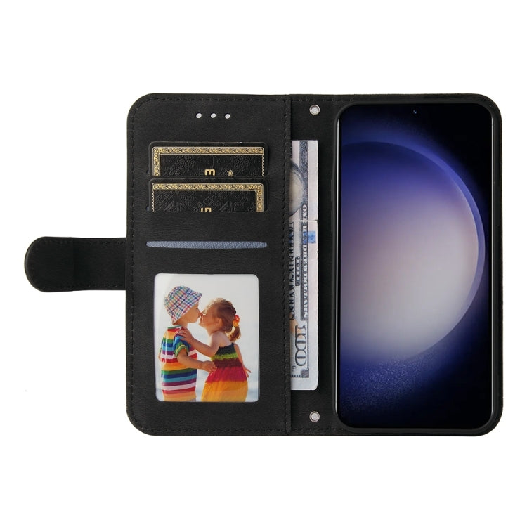 For Samsung Galaxy S25+ 5G Skin Feel Life Tree Metal Button Leather Phone Case