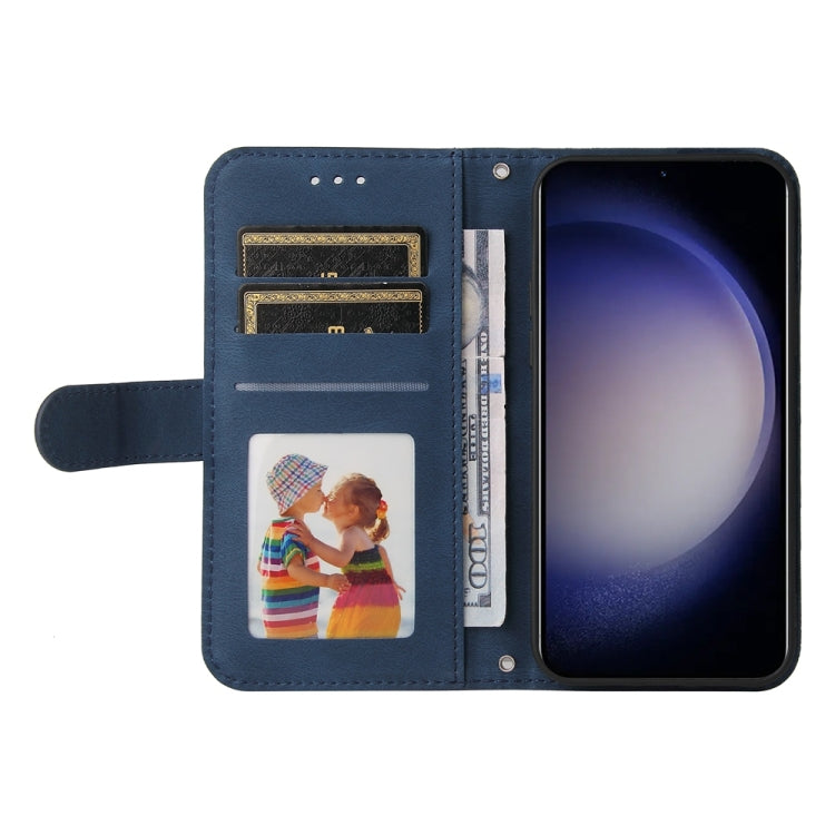 For Samsung Galaxy S25+ 5G Skin Feel Life Tree Metal Button Leather Phone Case