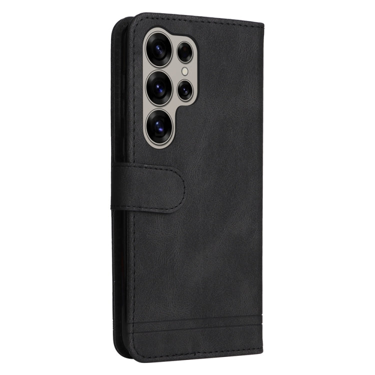 For Samsung Galaxy S25 Ultra 5G Skin Feel Life Tree Metal Button Leather Phone Case